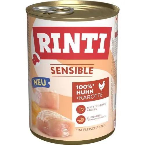 Neu Im Sortiment Rinti Sensible Huhn & Karotte 400g