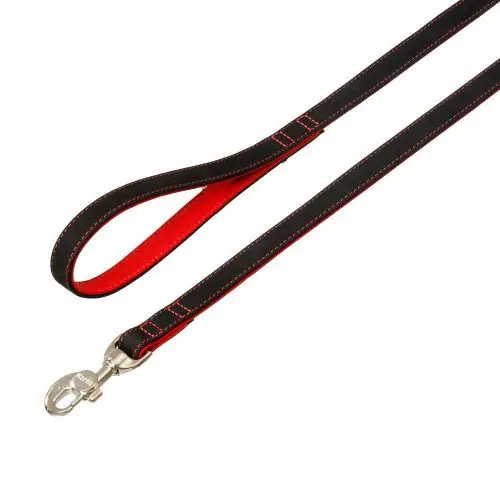 Markenprodukt Karlie Buffalo Ultra Leine - Schwarz/Rot 15 mm / 100 cm