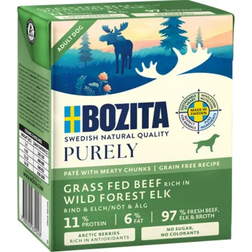 Bozita Dog Tetra Purely Paté mit Rind & Elch 370g Aktuell