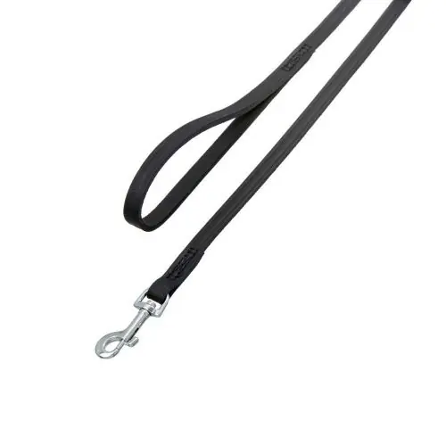 Karlie RONDO Leine genäht - Schwarz 12 mm. 100 cm Schneller Versand
