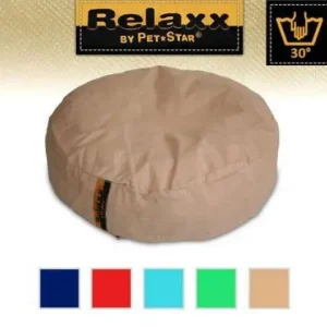 Solange Der Vorrat Reicht Pet-Star RELAXX Kissen - Rund, 70 cm Hellblau