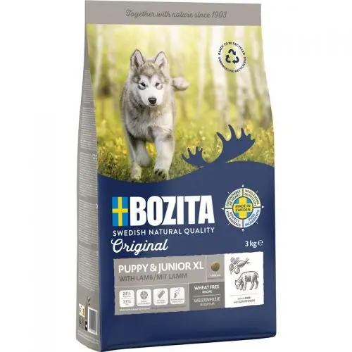 Sichere Zahlung Bozita Original Puppy & Junior Lamb XL 3 kg