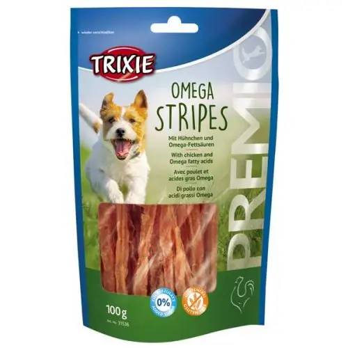 Saisonangebot Trixie Premio Omega Stripes Light 100g