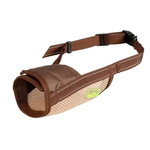 EBI Netz-Maulkorb - braun XS - 12-28cm / Ø15-19cm Preisknaller