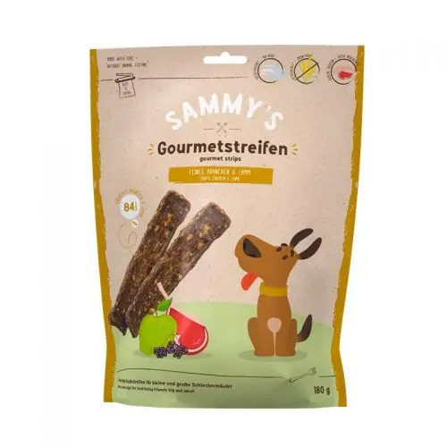 Bosch Sammys Gourmetstreifen Hühnchen & Lamm 180g Solange Der Vorrat Reicht