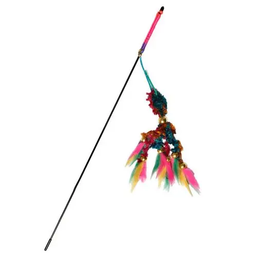 Bestpreis Karlie Flamingo Katzenangel mit Samtrute