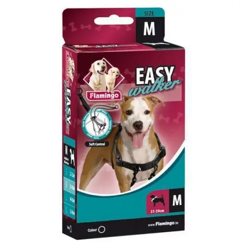 Expressversand Karlie Flamingo Easy Walker Anti-Zug-Geschirr M / 31-39 cm