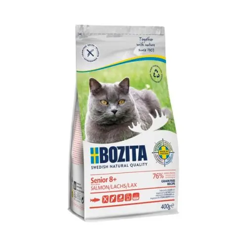 Zertifiziert Bozita Cat Senior 8+ Grain free Salmon 400 g