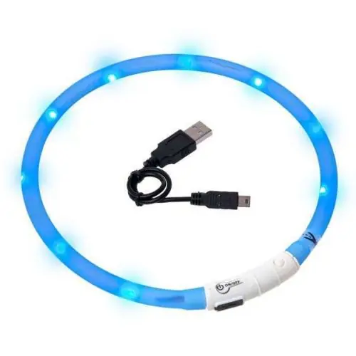 Billig Karlie Visio Light LED-Leuchtschlauch mit USB - Blau