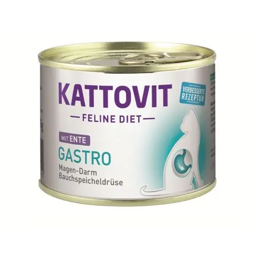 Kattovit Dose Feline Diet Gastro Ente 185g Begrenztes Angebot