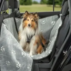 Trixie Auto-Schondecke, halb - grau/schwarz Online Kaufen