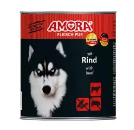 AMORA Dog Fleisch Pur Rind 800g Sonderangebot