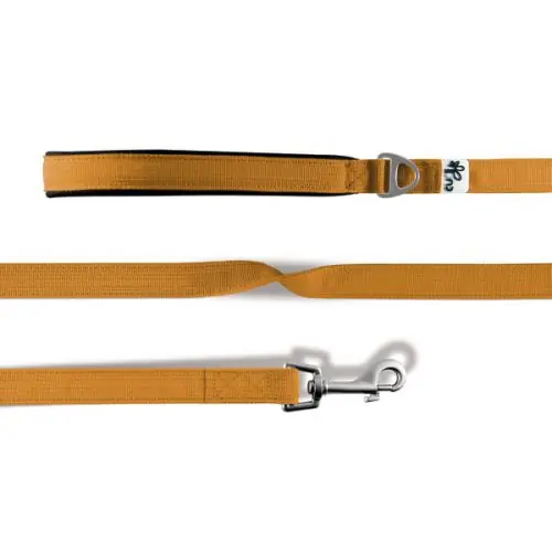 Must-Have Curli Basic Leine Nylon - Orange 140cm/2.0cm