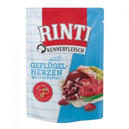 Knallerangebot Rinti PB Kennerfleisch Geflügelherzen 400g
