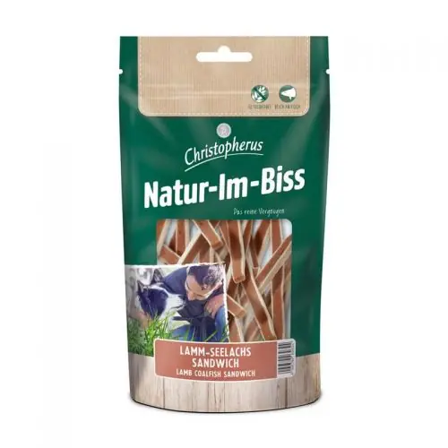 Heißes Angebot Christopherus Snack Lamm Seelachs Sandwich 70g