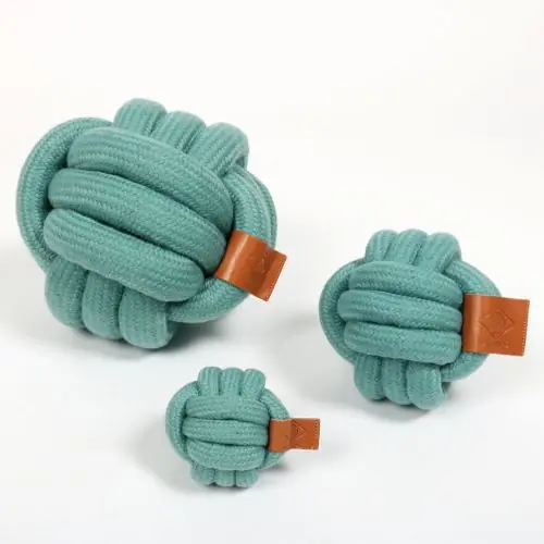 Neue Ware D&D Knotenball Skip - blau 6cm