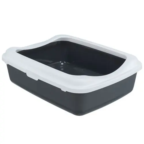 Trixie Katzentoilette Classic mit Rand türkis/weiß Must-Have
