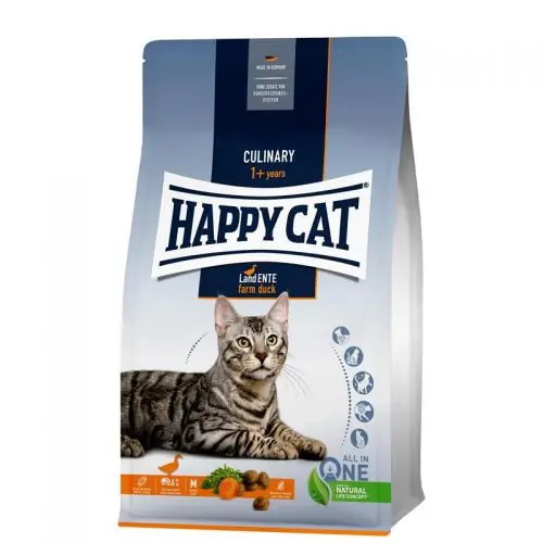 Happy Cat Culinary Adult Land Ente 300 g Versand Am Gleichen Tag