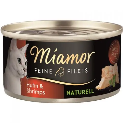 Top-Seller Miamor Dose Feine Filets Naturelle Huhn & Shrimps 80 g