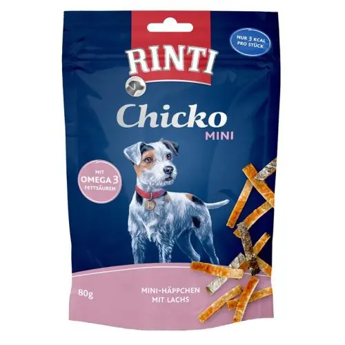 Rinti Chicko Mini Häppchen Lachs 80g Rabatt