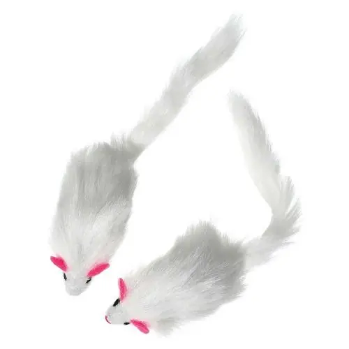 Garantierte Lieferung Karlie Flamingo Plüschmäuse mit Rassel - 2 Stück