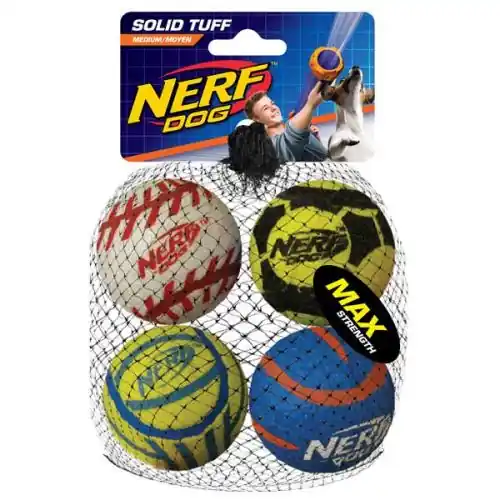NERF DOG Tennis Balls megastark 6.4 cm / 2 Stück Kracherpreis