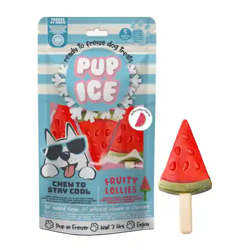 Neue Ware Pup Ice Fruity Lollies Watermelon S - 3 Stück