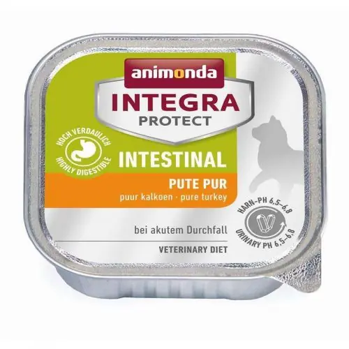 Animonda Cat Schale Integra Protect Intestinal Pute Pur 100g Aktuell
