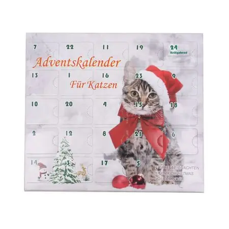 Neu Adventskalender für Katzen
