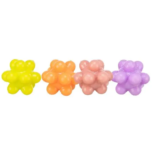 Trixie 4 Noppenbälle aus Gummi - 3 cm Abverkauf