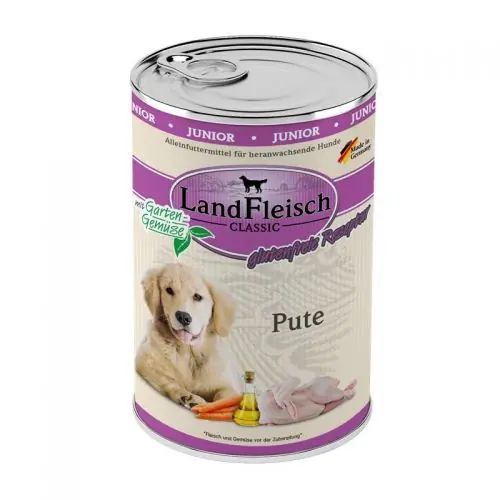 Landfleisch Dog Classic Junior Pute mit Gartengemüse 400g Direktkauf