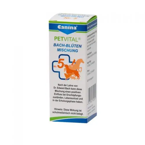 Canina Pharma Petvital Bachblüten Nr. 5 - Erschöpfung 10g Markenprodukt
