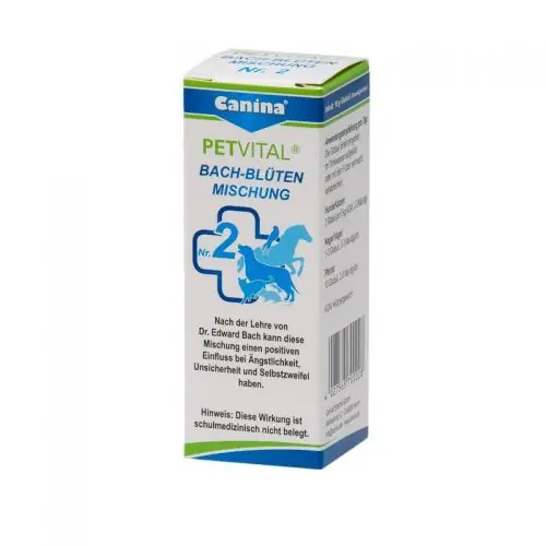Kracherpreis Canina Pharma Petvital Bachblüten Nr. 2 - Angst 10g