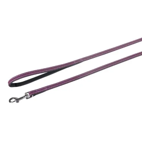 Zertifiziert Karlie Vintage Leine/Führleine - Violett 100cm / 18mm