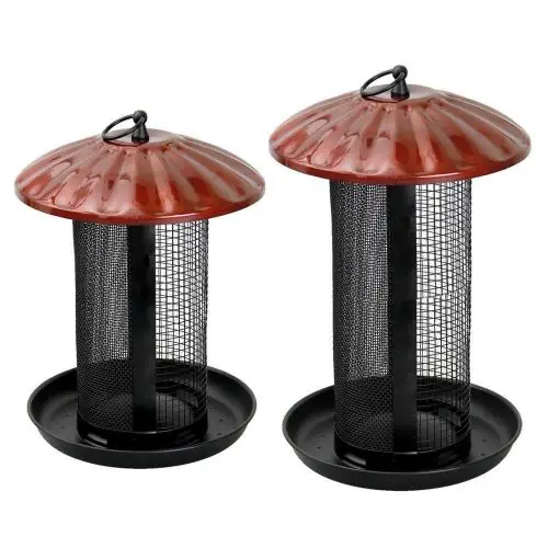 Neue Ware Karlie Flamingo Futterhaus Deluxe Saat + Nüsse L