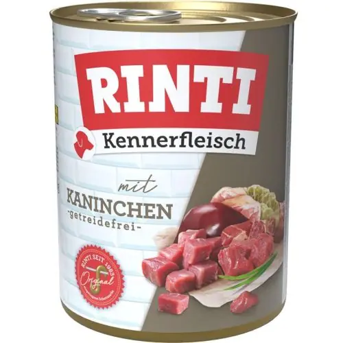Markenprodukt Rinti Kennerfleisch Kaninchen 400g