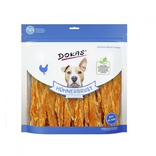Dokas Dog Snack Hühnerbrust in Streifen 900 g Finale Aktion