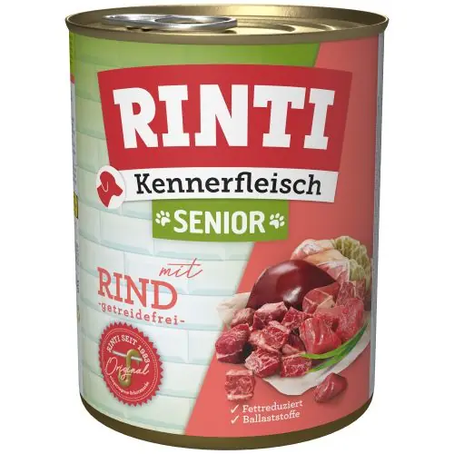Kracherpreis Rinti Kennerfleisch Senior Rind 800g