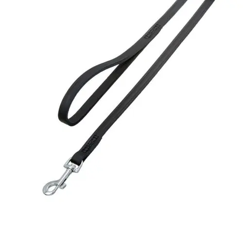 Karlie Flamingo RONDO Leine genäht - Schwarz, 130 cm 16 mm / 130 cm Schneller Versand