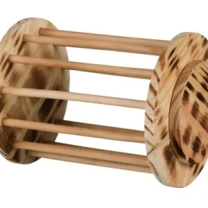 Markenware Trixie Heuraufe Rolle aus geflammtem Holz