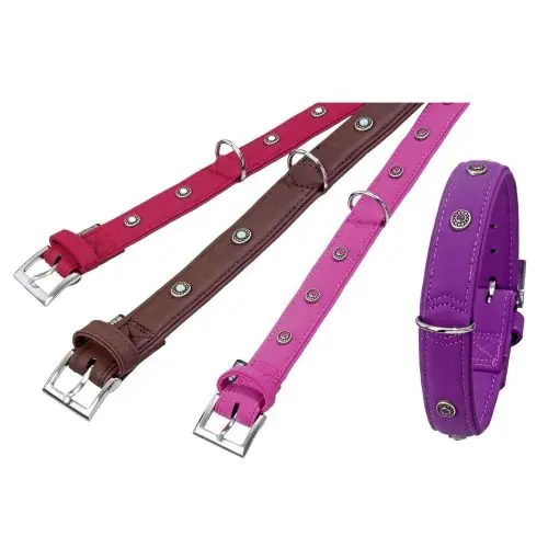 Abverkauf Karlie Art Buffalo Deco Halsband - Rot 50cm / 30mm