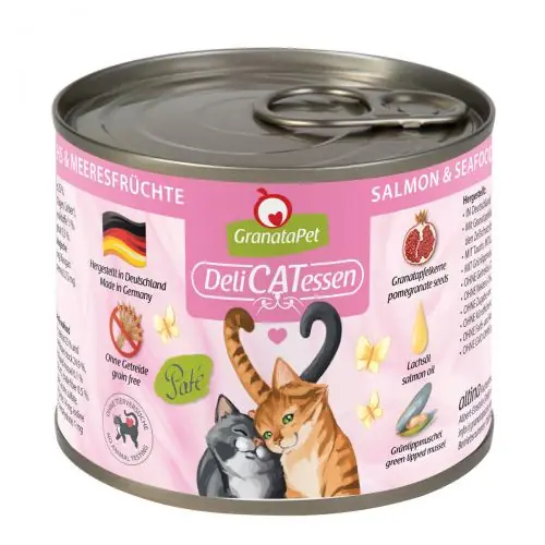 Beliebt GranataPet Delicatessen Dose Lachs & Meeresfrüchte 200 g