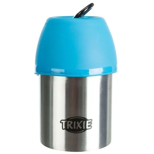 Nur Für Kurze Zeit Trixie Edelstahl-Flasche mit Trinknapf 300 ml