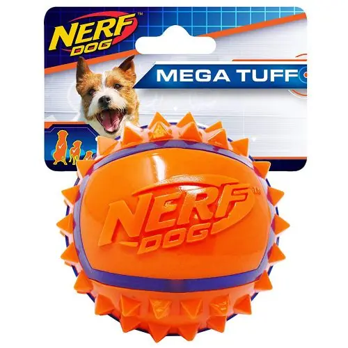 NERF DOG Mega Tuff TPR Spike Ball 6.3 cm Schneller Versand