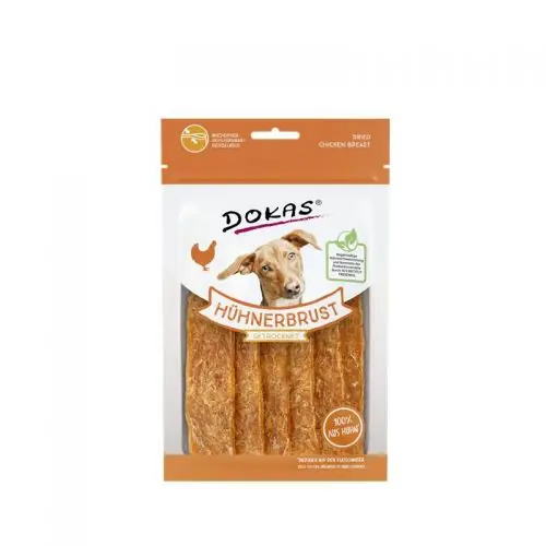 Dokas Dog Snack Hühnerbrust getrocknet 70 g Mega-Angebot