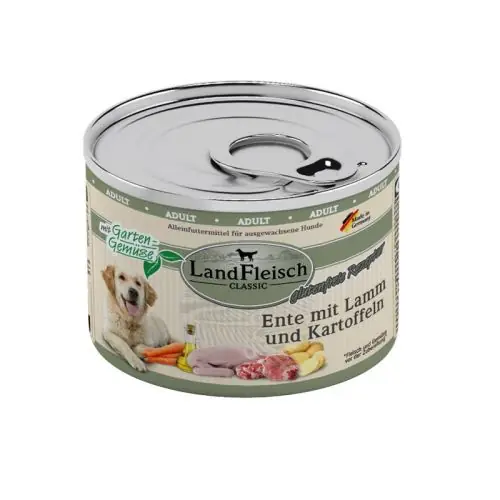 Landfleisch Dog Classic Ente mit Lamm & Kartoffeln 195g Sichere Zahlung