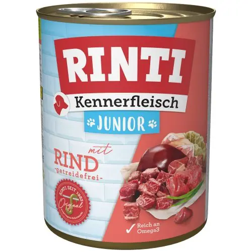 Kracherpreis Rinti Kennerfleisch Junior Rind 800g
