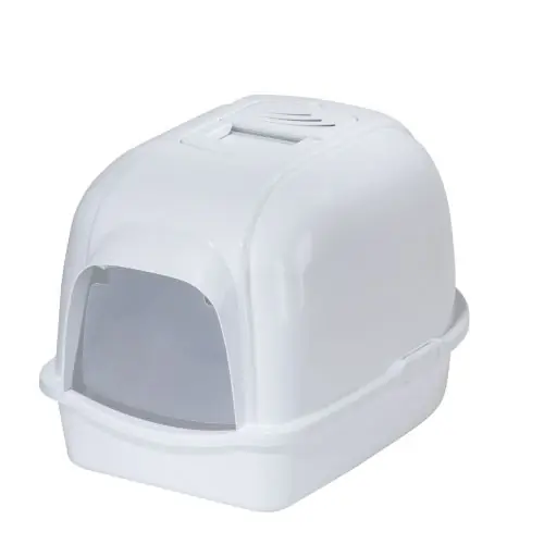 EBI Katzentoilette Eclipse M - weiß Highlight