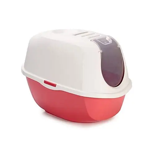 Direktkauf Karlie Flamingo Katzentoilette Smart Cat Spicy Coral Grau