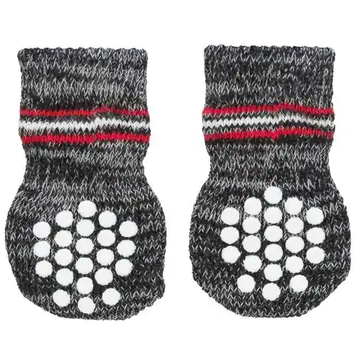 Trixie Hundesocken - Grau S-M XXS-XS Finale Aktion